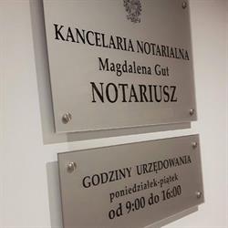Notariusz Trzebinia Magdalena Gut, godziny otwarcia