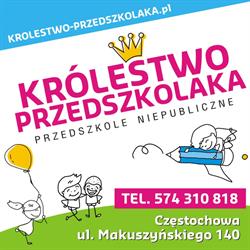 Królestwo Przedszkolaka Przedszkole Niepubliczne, Częstochowa godziny otwarcia