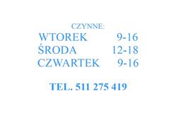Pogotowie Krawieckie, Swarzędz godziny otwarcia