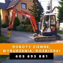 Usługi Minikoparką, Koparką Kraków i OKOLICE KANIX, godziny otwarcia