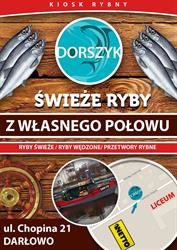 Kiosk rybny "DORSZYK", Darłowo godziny otwarcia