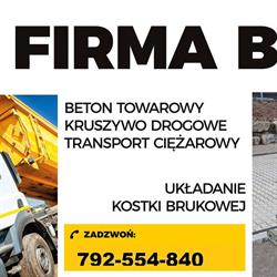 BRUK Układanie kostki brukowej Brukarstwo przemysłowe-maszynowe, Oleśnica godziny otwarcia