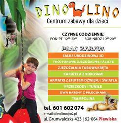 Dinolino, Plewiska godziny otwarcia