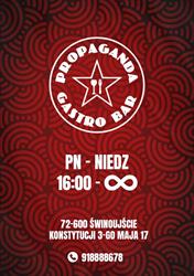 Propaganda Gastrobar, Świnoujście godziny otwarcia