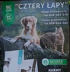 Sklep zoologiczny "Cztery Łapy", Łasin godziny otwarcia