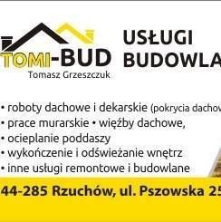 Tomi-Bud Usługi Budowlane Tomasz Grzeszczuk, Rzuchów godziny otwarcia