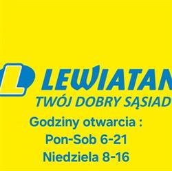 Lewiatan, Gorzyczki godziny otwarcia