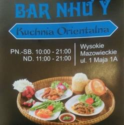 Bar NHU Y, Wysokie Mazowieckie godziny otwarcia