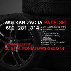 Wulkanizacja Grzegorz Patelski, Pleszew godziny otwarcia