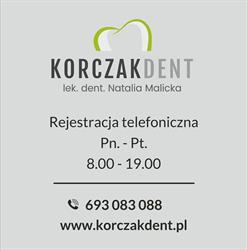 Korczakdent lek. dent. Natalia Malicka, Kalisz godziny otwarcia