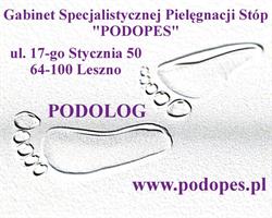 Gabinet Specjalistycznej Pielęgnacji Stóp "PODOPES" Podolog, Leszno godziny otwarcia