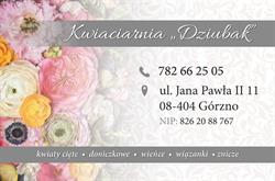 Kwiaciarnia i Zakład Pogrzebowy DZIUBAK, Górzno godziny otwarcia
