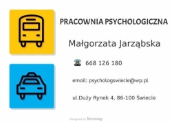Pracownia Psychologiczna Małgorzata Jarząbska, Świecie godziny otwarcia