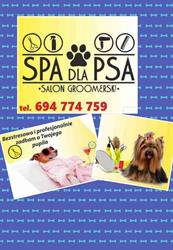 Spa dla Psa Salon pielęgnacji i strzyzenia psów, Biłgoraj godziny otwarcia