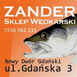 Sklep Wędkarski Zander, Nowy Dwór Gdański godziny otwarcia