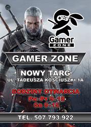 Gamer Zone Nowy Targ - Sklep z Grami & Salon Wirtualnej Rzeczywistości, godziny otwarcia