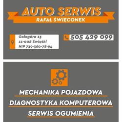 Auto Serwis Rafał Święconek, Gołogóra godziny otwarcia