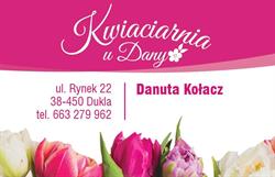 Kwiaciarnia u Dany, Dukla godziny otwarcia