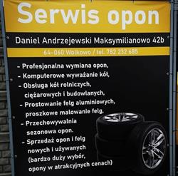 Serwis opon Daniel Andrzejewski, Maksymilianowo godziny otwarcia