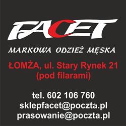 Sklep FACET, Łomża godziny otwarcia