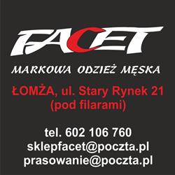 Sklep FACET, Łomża godziny otwarcia