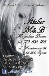 Atelier M&B Magdalena Brzana, Syców godziny otwarcia