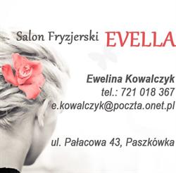 Salon Fryzjerski EVELLA, Paszkówka godziny otwarcia