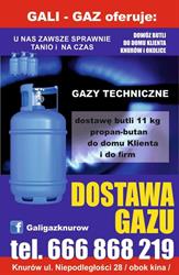 GALI GAZ Gazy Techniczne - Gaz Propan Butan Knurow, Knurów godziny otwarcia
