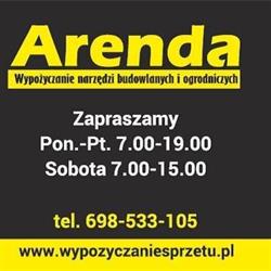 Arenda, Głuszczyzna godziny otwarcia
