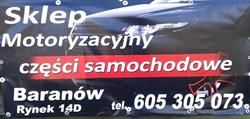 Sklep motoryzacyjny, Baranów godziny otwarcia