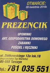 Prezencik Katarzyna Kuźma, Tarczyn godziny otwarcia