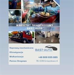 BAST-AUTO WARSZTAT SAMOCHODOWY, CZĘŚCI SAMOCHODOWE, POMOC DROGOWA KOSZALIN, Gniazdowo godziny otwarcia
