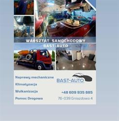 BAST-AUTO WARSZTAT SAMOCHODOWY, CZĘŚCI SAMOCHODOWE, POMOC DROGOWA KOSZALIN, Gniazdowo godziny otwarcia