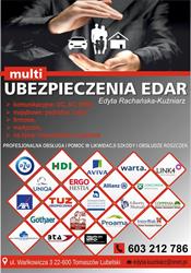 Multi Ubezpieczenia EDAR Edyta Rachańska-Kuźniarz, Tomaszów Lubelski godziny otwarcia