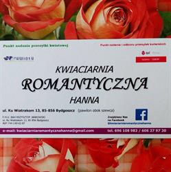 KWIACIARNIA ROMANTYCZNA HANNA, Bydgoszcz godziny otwarcia