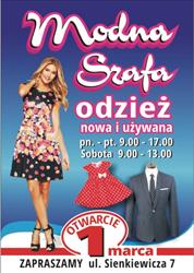 Modna Szafa, Koronowo godziny otwarcia