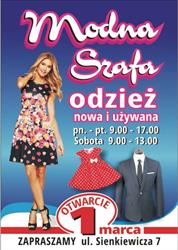 Modna Szafa, Koronowo godziny otwarcia