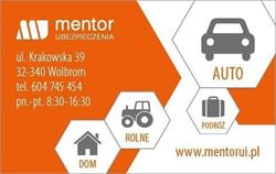 Mentor ubezpieczenia Anna Stasiek, Wolbrom godziny otwarcia