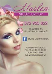 Studio Urody Marlen, Siemianowice Śląskie godziny otwarcia