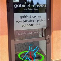 Gabinet Masażu mgr Robert Knap, Gawrony godziny otwarcia
