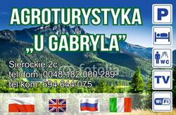 U Gabryla, Biały Dunajec godziny otwarcia