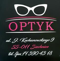 Salon optyczny OPTYK Siechnice, godziny otwarcia