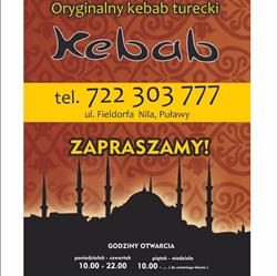 Kebab Turecki Puławy, godziny otwarcia