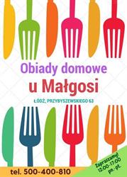 Obiady Domowe u Małgosi, Łódź godziny otwarcia