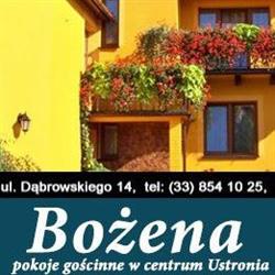Bożena Pokoje Gościnne, Ustroń godziny otwarcia
