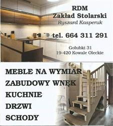 RDM Zakład Stolarski Ryszard Kasperuk, Kowale Oleckie godziny otwarcia