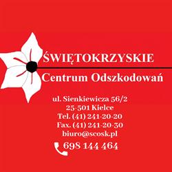 Świętokrzyskie Centrum Odszkodowań, Kielce godziny otwarcia