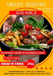 Obiady domowe we Wręczycy, Wręczyca Wielka godziny otwarcia