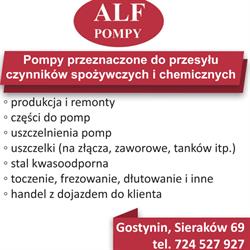 PPHU ALF Pompy Wujkowski Patryk, Gostynin godziny otwarcia