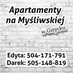 Apartamenty na Myśliwskiej Giżycko, godziny otwarcia